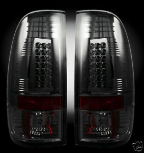 Recon Smoked LED Tail Lights 2008-2016 Ford F250/F350/F450 Super Duty