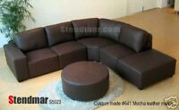 4PC MODERN LEATHER SECTIONAL SOFA SET S5032B