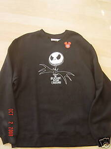 Details about MENS NIGHTMARE BEFORE CHRISTMAS SWEATSHIRT LARGE-NEW