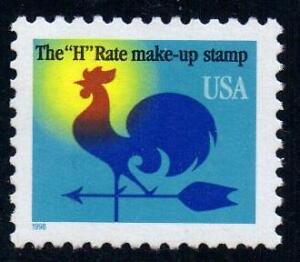 3258 034 H 034 Rate Make Up Stamp Blue Date MNH | eBay