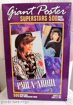 AMERICAN IDOL PAULA ABDUL SUPER JIGSAW PUZZLE 1990 NEW  