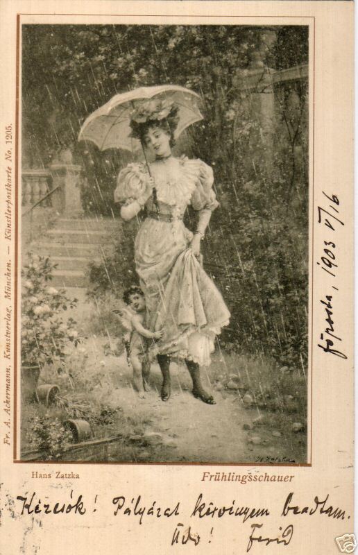 Artist signed Austria postcard H.Zatzka (943)  