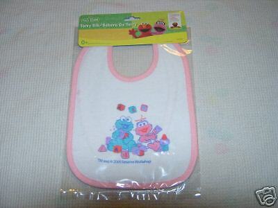 Sesame Street Cookie Monster & Lola Baby Bib MIP  