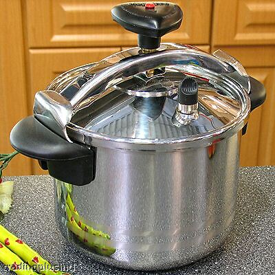 MAGEFESA 18/10 Stainless Steel Pressure Cooker 14.7Qt  