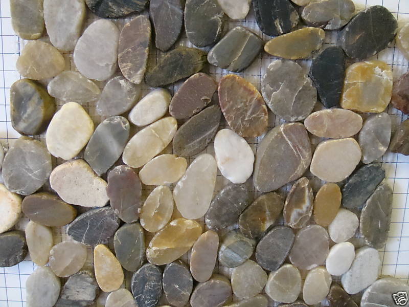 Flatting pebble mosaic tile $10/ sqf  
