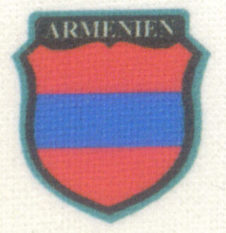 scale WWII GERMAN Foreign Volunteer Patch Armenian  