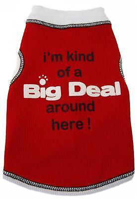 Dog Clothes Im Kind of a Big Deal Tank I SEE SPOT MED.  