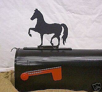 Gaited Horse MAILBOX TOPPER SIGN Steel Western Paso  