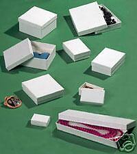 50 PCS 6x5x1 White Swirl Jewelry Boxes Gift Packaging  