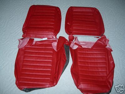 1964 1965 426 Race Hemi Red Seat Covers Dodge Plymouth  