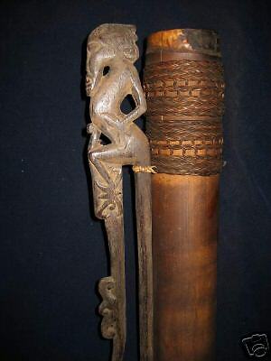 Dayak Spiritual Charm Hunting Dart Quiver Borneo  