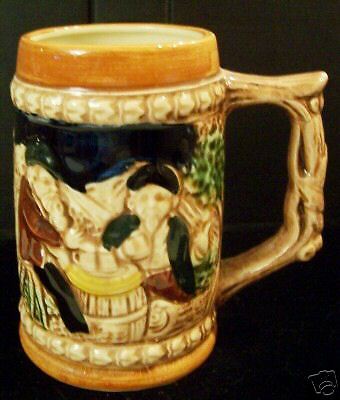 GERMAN STYLE BEER STEIN JAPAN ARTMARK LABEL  