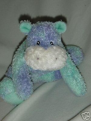 Baby Gund Sprinkles Speckles Purple Green Hippo 58119  