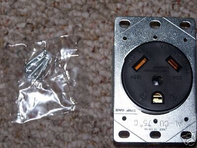 RV / Camper 30 Amp, 125 Volt Receptacle Outlet  