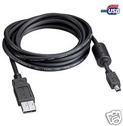 USB Cable Fuji FinePix S1000fd S8000fd S8100fd F31 F47  