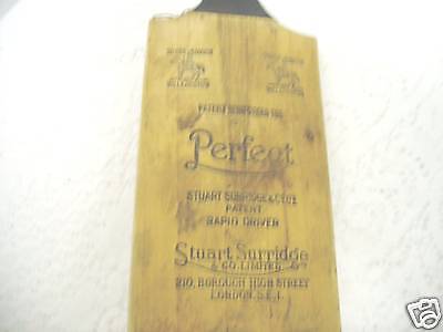 1940 50 Stuart Surridge Cricket Bat   Signed  