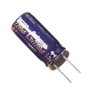 Lot of 5 Electrolytic Capacitors 2200uF 6.3V 105C MBZ  