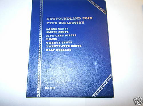 Whitman Folder # 9088 for Newfoundland Type Coins,NEW  