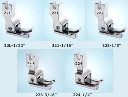 JUKI TL 98Q SEWING LEFT COMPENSATING FOOT 5 PCS SET  