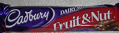 CADBURY DAIRY MILK FRUIT & NUT FULL SIZE CHOCOLATE BAR