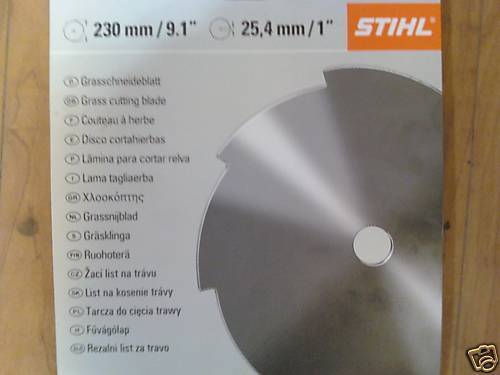 Stihl Trimmer Blade Grass Cutting Blade 40017133803