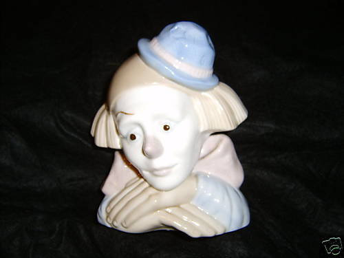 Porcelain Paul Sebastian Pensive Clown Feelings MEICO  