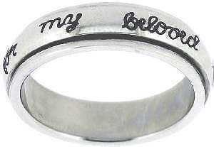 Purity/Promise Spinner Ring~I will wait for my beloved~7~NEW  