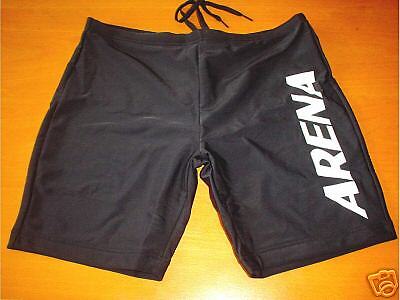 Arena Mens Black Swim Jammer Shorts 34, 36  