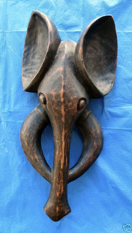 Babanki Elephant Mask grasslands of Cameroon 20 1/2  