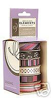 Sugar Plum  6 Spools  American Crafts Premium Ribbon  