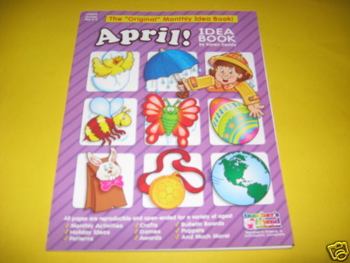 APRIL MONTHLY IDEA BOOK Teachers Friend K 3 NEW  