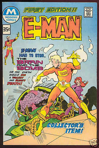 Modern Comics, E Man #1, 1978, VF  