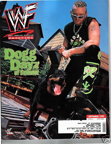 Road Dogg WWE WWF magazine September 1999 Triple H DX  