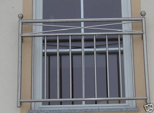 Edelstahl Geländer Gitter für französischen Balkon  