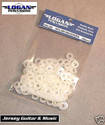 Logan Percussion Nylon Tension Rod Washers, 200pk  