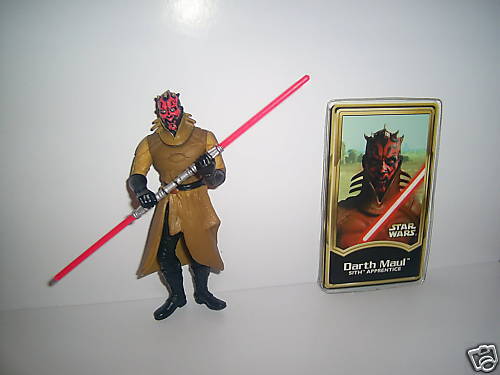   2000 DARTH MAUL sith apprentice complete w book power of the jedi potj