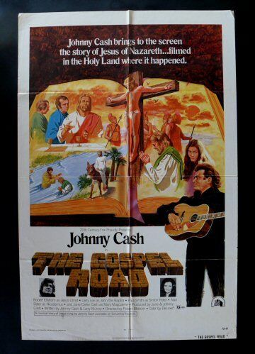 THE GOSPEL ROAD *1SH ORIG MOVIE POSTER JOHNNY CASH 1973  