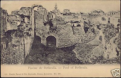 ottoman turkey, Palestine, BETHESDA, Sheep Pool (1899)  