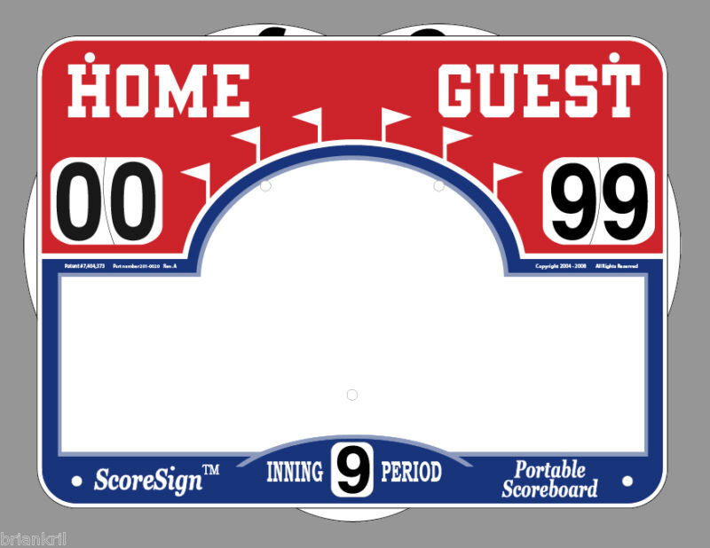 ScoreSign Portable Advertising Baseball Scoreboard  