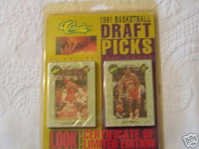 1991 CLASSIC BASKETBALL DRAFT PICKS SET LIMITED EDITION  