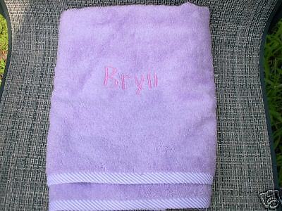 Personalized Lavender Beach Bath Towel Kid Girl Boy New  