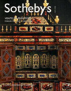 SOTHEBYS VENTE DE PRINTEMPS MOBILIER + 2/23/05  