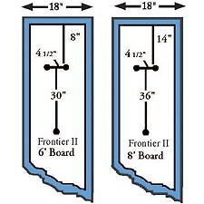 Technibeam Swimming Pool Dive Diving Board 2 Hole 6ft  