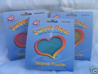 Sweet Rock Incense Powder   3 Bags, You Choose Scents  