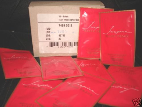 40 pcs ELLEN TRACY INSPIRE BODY WASH SACHET  