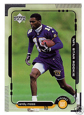 RANDY MOSS 1998 Upper Deck Rookie #17 RC Vikings  