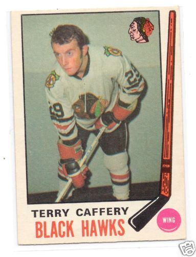 RARE 69 70 OPC # 135 HAWKS TERRY CAFFERY ROOKIE NRMT++  