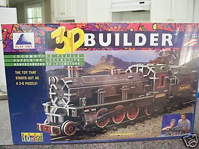 3D VERTICAL CHALLENGING LOCOMOTIVE PUZZLE/TOY  