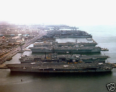 USS AMERICA CV 66 KENNEDY NIMITZ EISENHOWER NORFOLK 85  