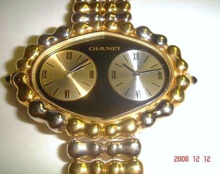 Chaumet 18K White And Yellow Gold Watch $29K (( RARE ))  